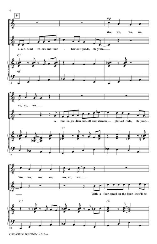 Greased Lightnin' (From Grease) Sheet Music by Mac Huff (SKU 08621236