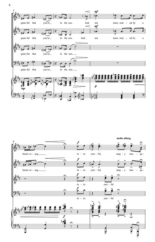 Animal Crackers Vol II Sheet Music by Eric Whitacre (SKU 08751016