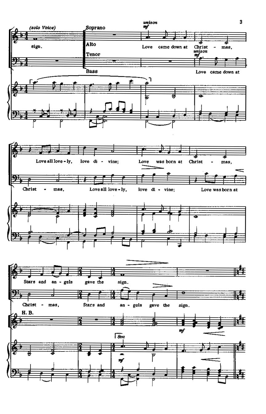 Love Came Down At Christmas Sheet Music by Allen Pote (SKU: 08765022 ...
