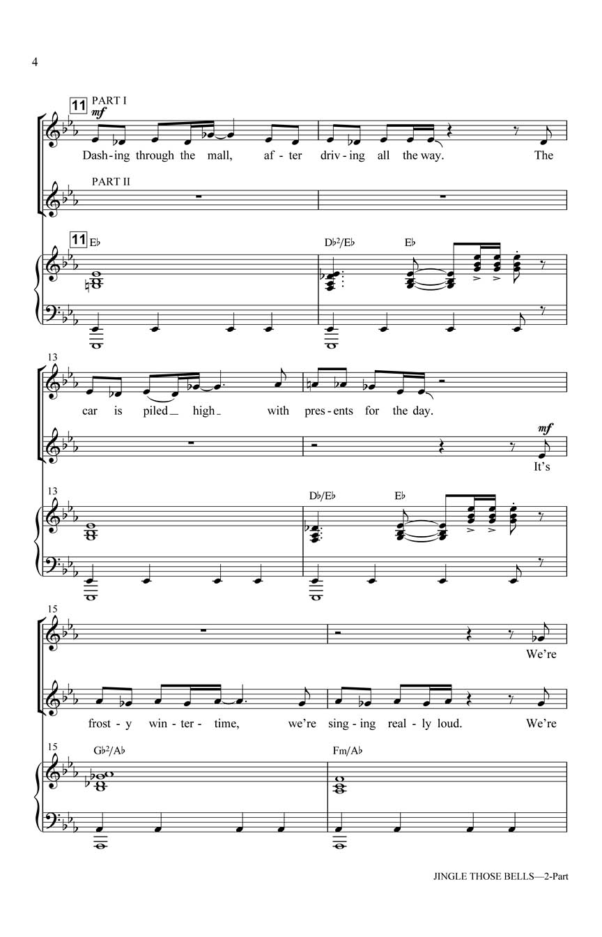 Jingle Those Bells (W/Jingle Bells) Sheet Music by Brownsey/Lantz (SKU