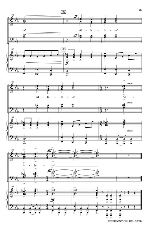 Testimony of Life Sheet Music by Joseph M Martin (SKU 35029294