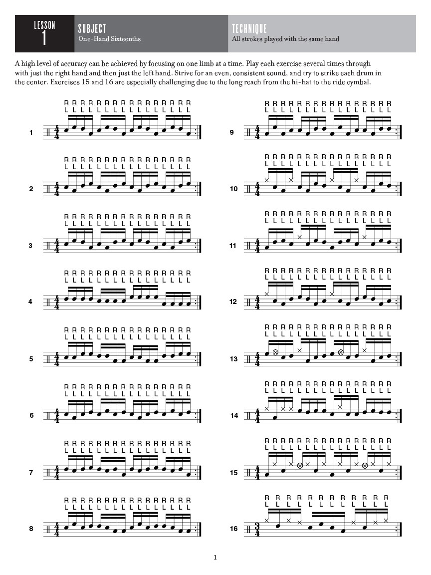 Drum Set WarmUps Sheet Music by Rod (SKU 50449465