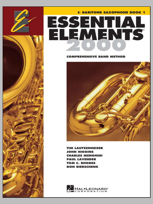 Essential Elements 2000, Book 1 For Eb Baritone Saxophone (Book Only) Sheet Music Direct