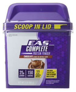 eas chocolate protein complete
