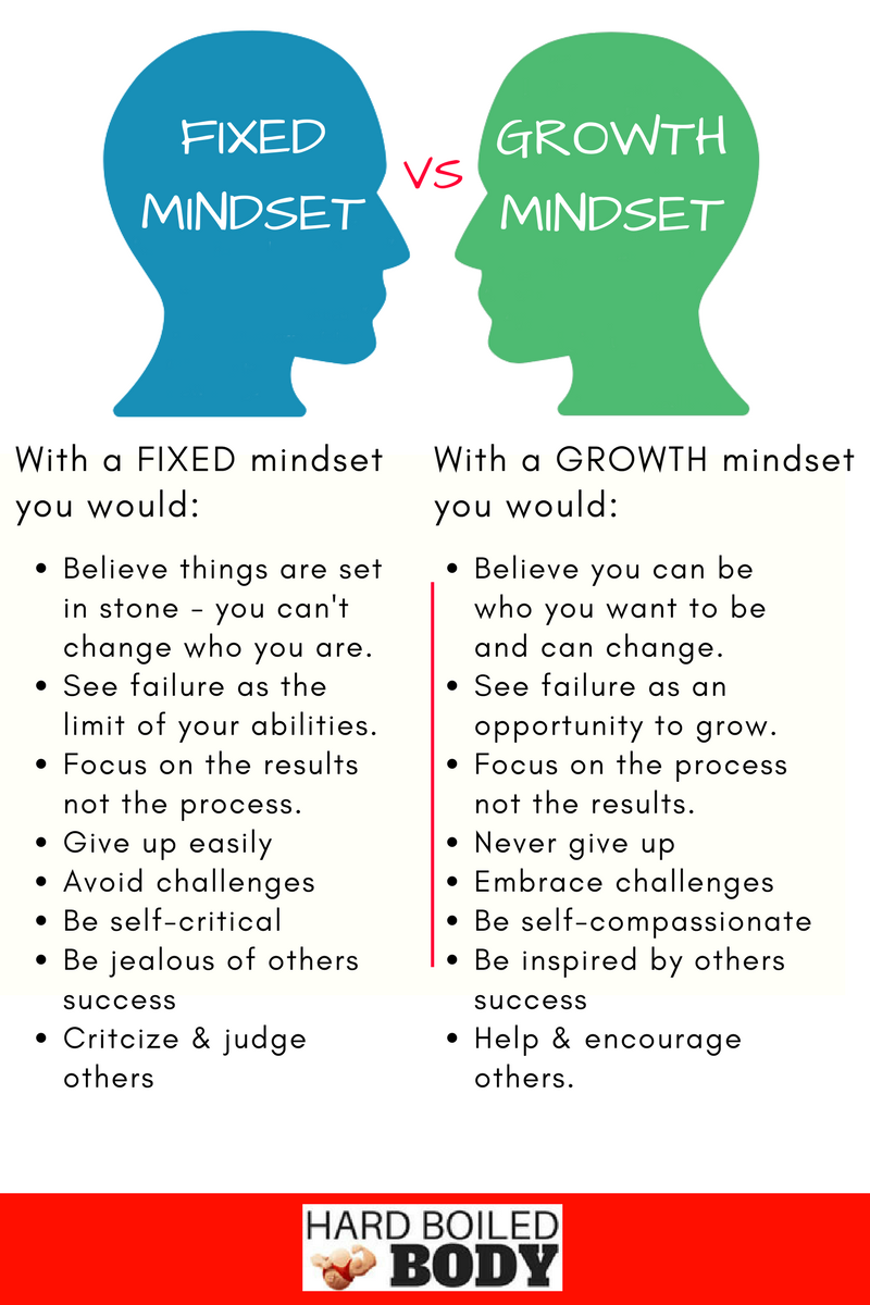 growth vs fixed mindset