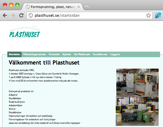 Plasthuset i hoting