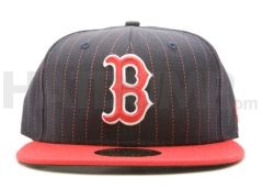 new era boston red sox strips Black
