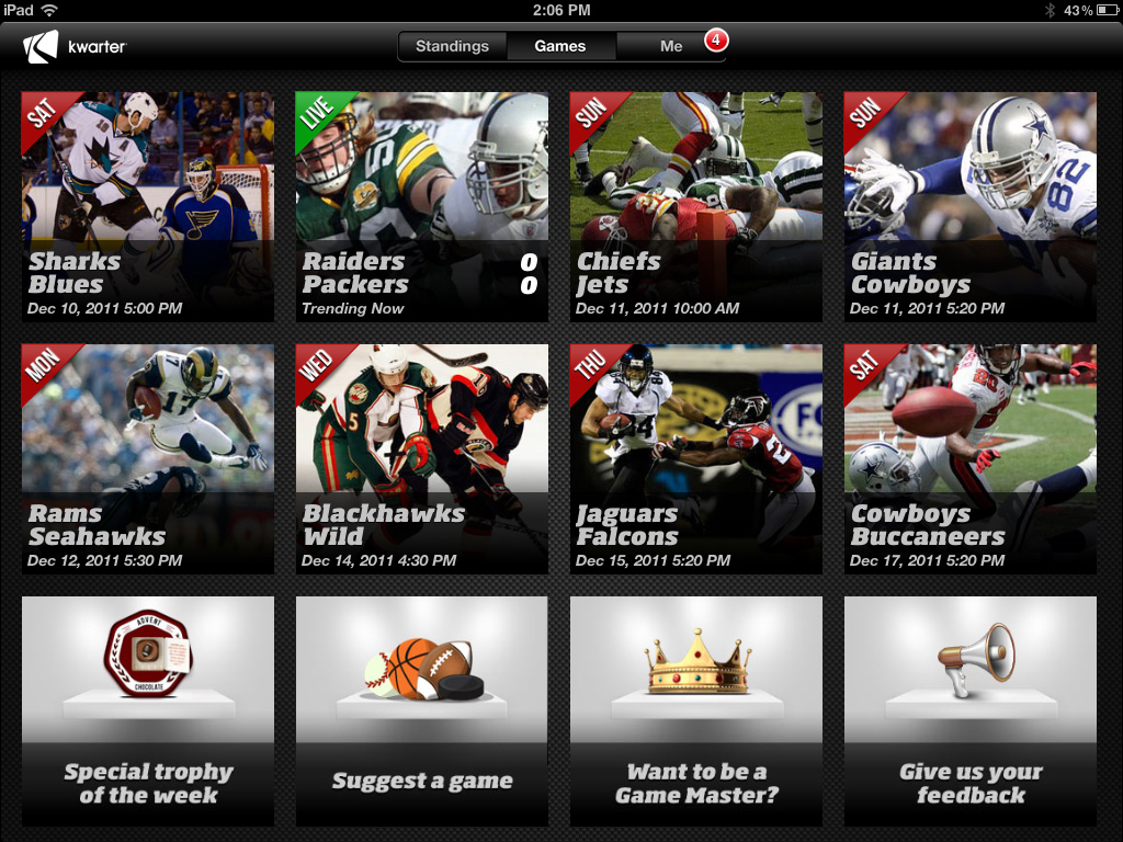 Kwarter Ipad version