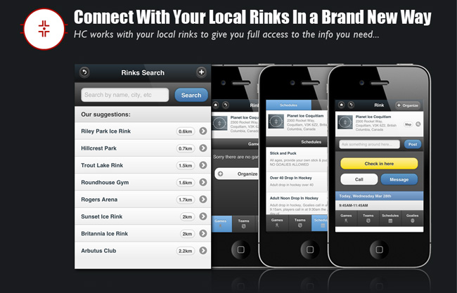 Hockey Team iPhone App