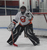 Hockey goalie in Surrey, BC, Canada