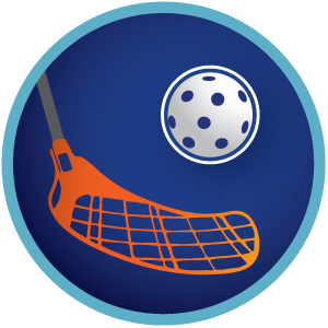 Floorball-badge