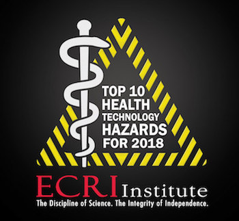 ecri,health technology hazards,health care analytics news,david jamison