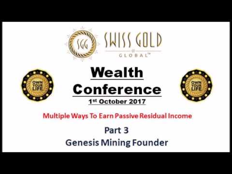 SGG Conference Oct 2017 Part 3 Genesis Mining Founder