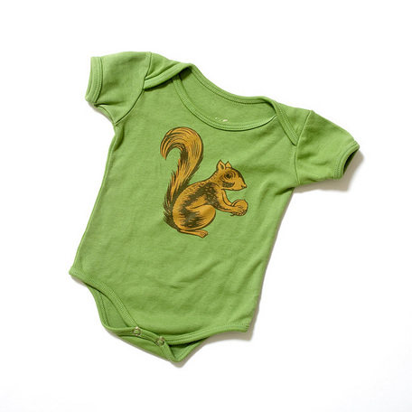 Squirrel Babylon Baby Onesie 