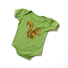 Squirrel Babylon Baby Onesie 