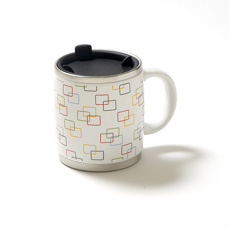 Travel Mug Squares Design