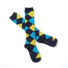 Sock it to Me Women's Argyle Knee-length Socks
