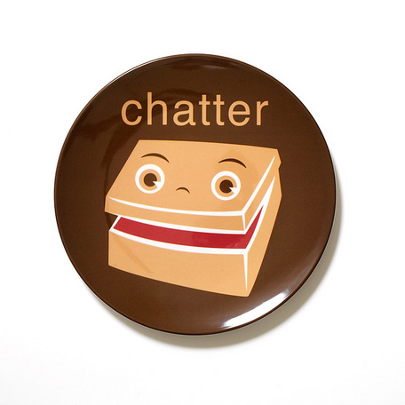 Chatter Box Melamine Plate
