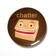 Chatter Box Melamine Plate