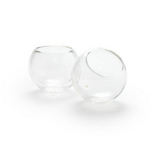 Orka Double Walled Tilt Glass Set of 2 