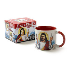 Jesus Shaves Mug 