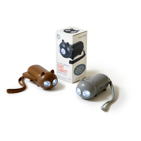 Hand Crank Ultra Bright Cat Light with LED