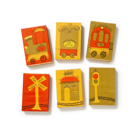 Vintage Match Boxes with 4 inch matches