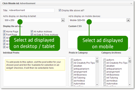 Click Missile Plugin Screenshot