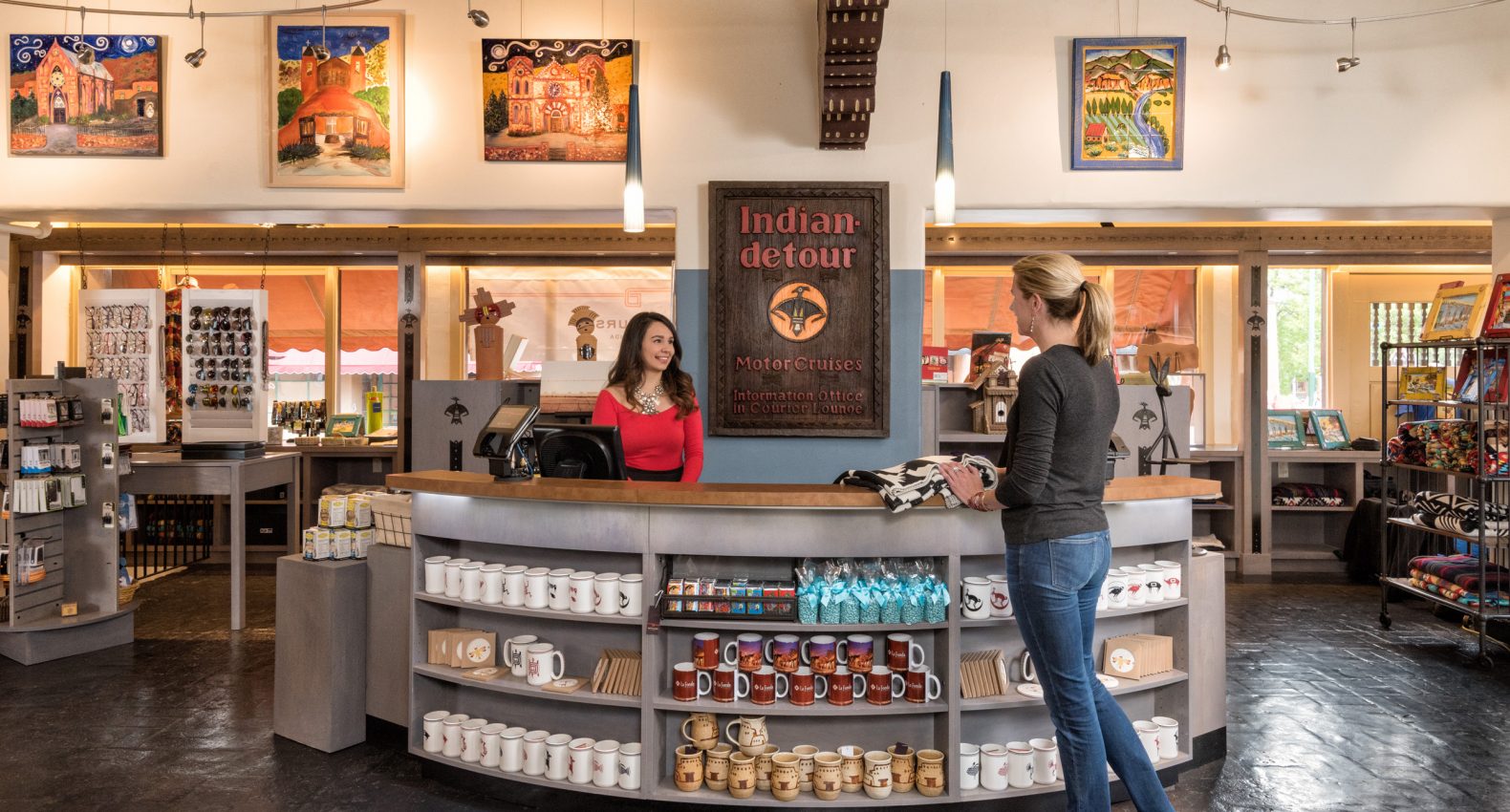 Detours at La Fonda gift shop