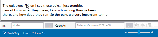 Animation of coding and coding confirmation.