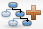 Process graph with plus sign icon