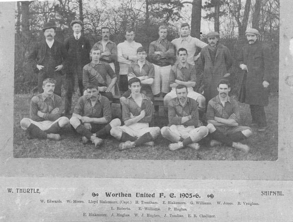 Worthen Football Team 1905 to 1906