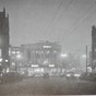 Queen Square at night in the 1930s