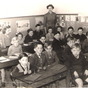 Infants class, Lutton school, Lincs. 