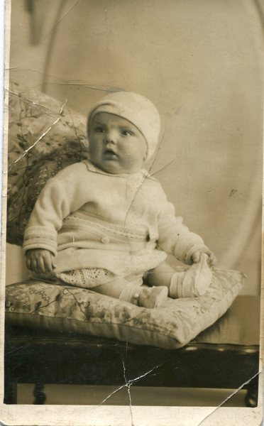 Brian Smith as a baby