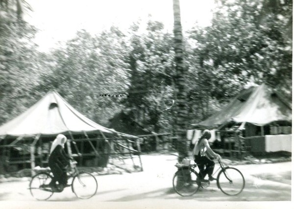 Rubber tappers in Malaya