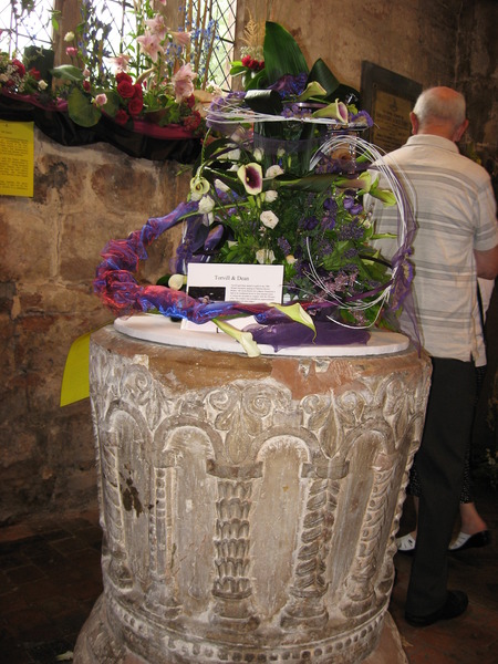 Claverley Church font