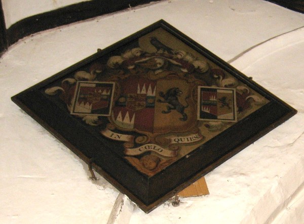 Hatchment Claverley Church