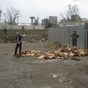 Chopping wood