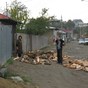 Chopping  wood for winter