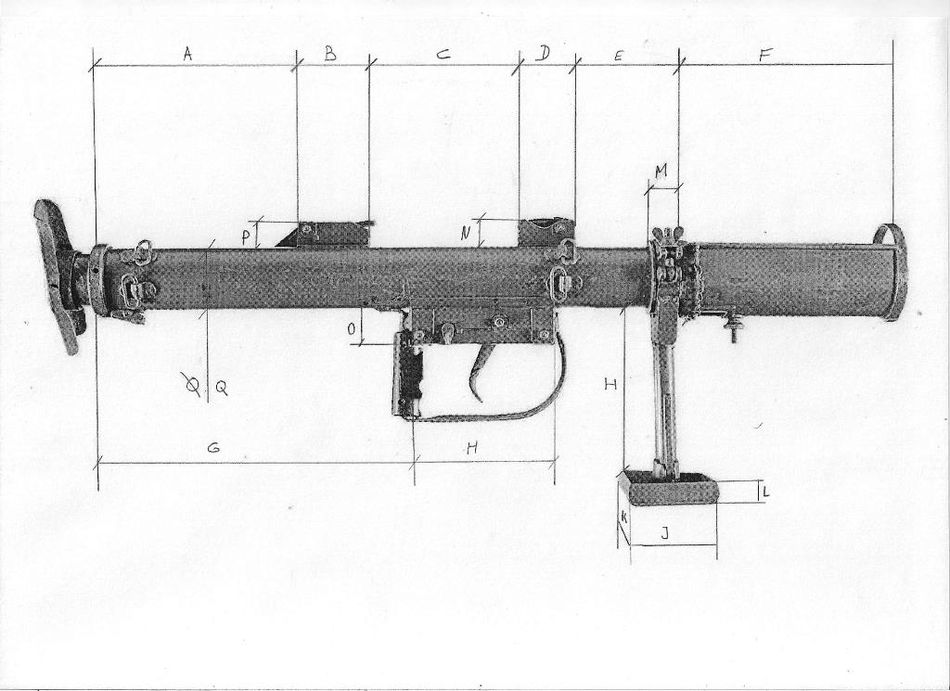 PIAT measures Artillery & AntiTank Weapons HMVF Historic