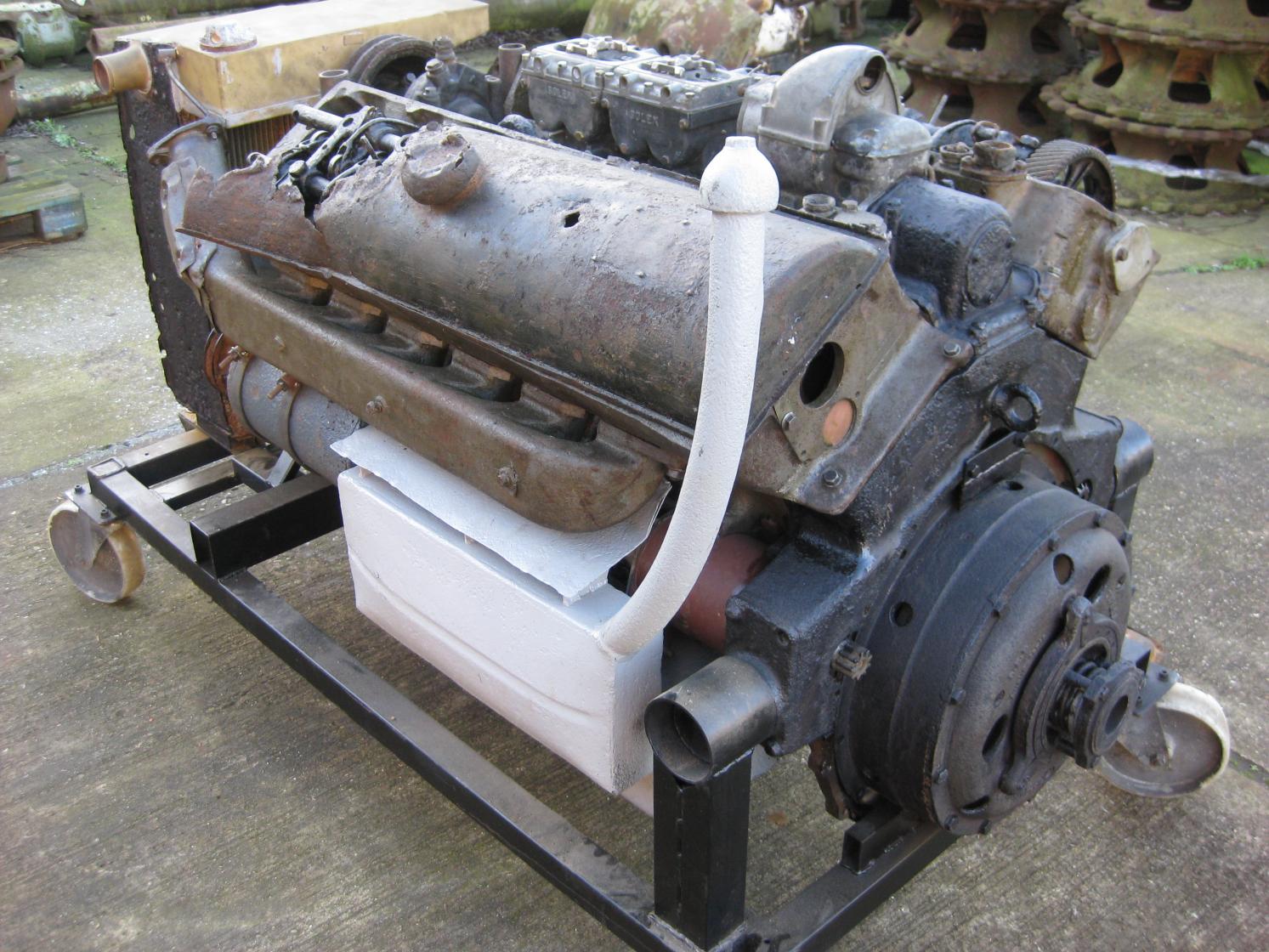 Huge haul of Panzer engines German Vehicles HMVF Historic