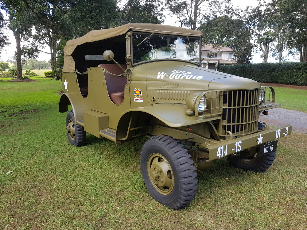 1941 Dodge WC16 1/2t Radio Command Car Heads Up For Sale! HMVF