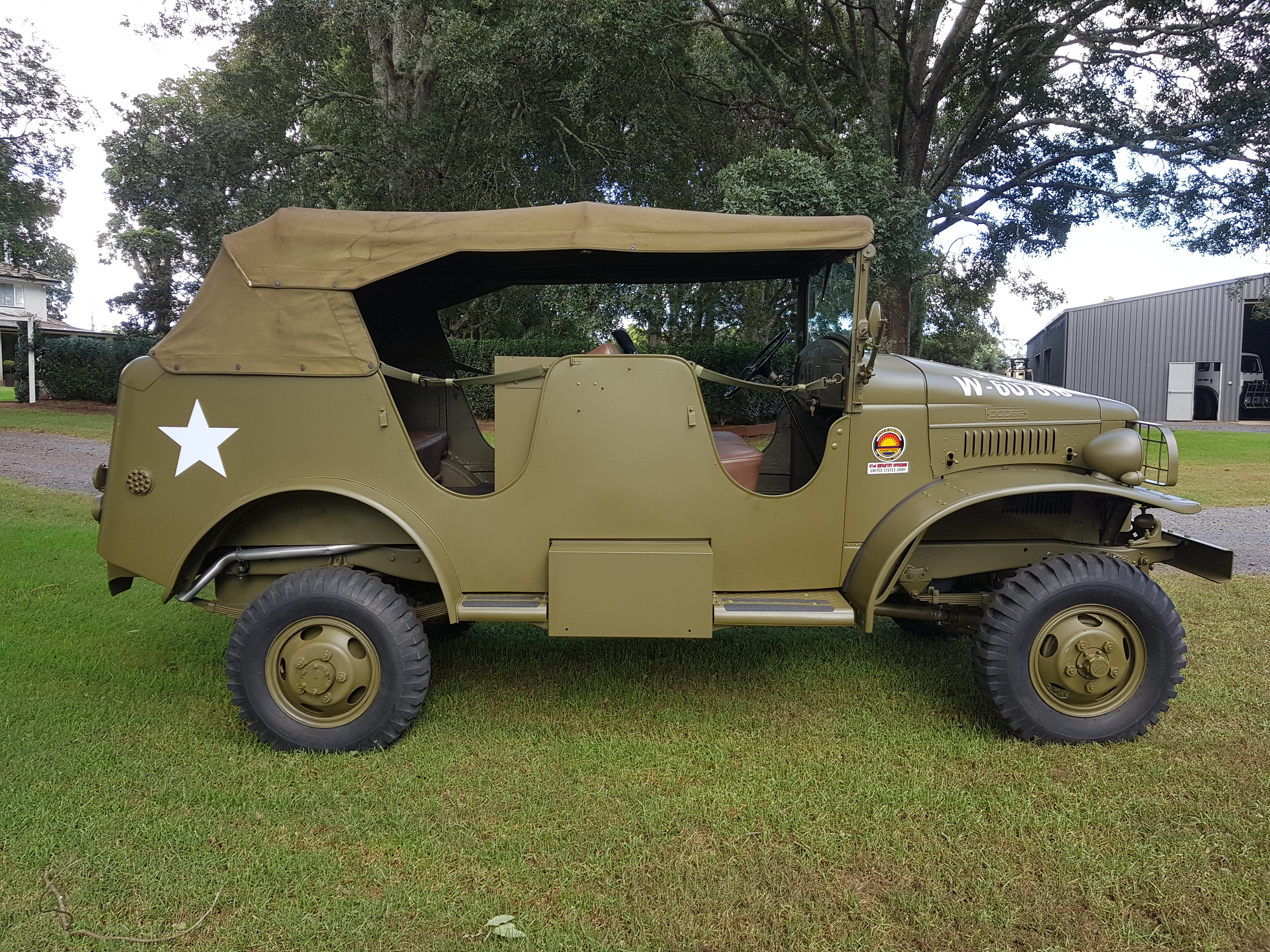 1941 Dodge WC16 1/2t Radio Command Car Heads Up For Sale! HMVF