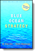 Book cover for 'Blue Ocean Strategy'