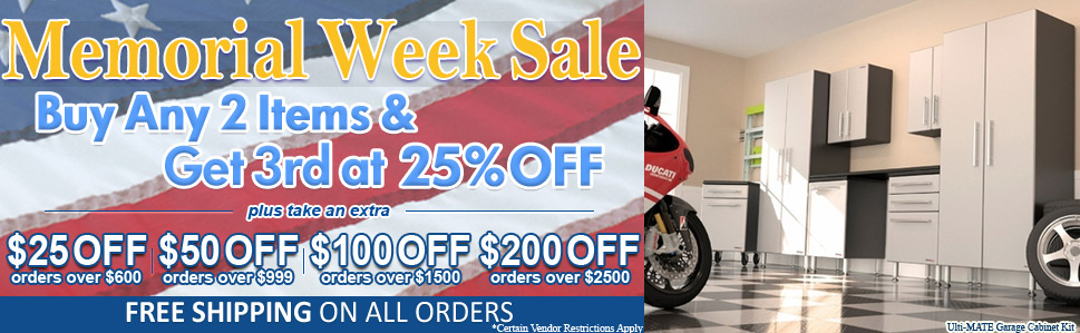 Save on Garage Storage Cabinets