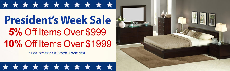 Take 5% Off All Items Over $999 Take 10% Off All Items Over $1999