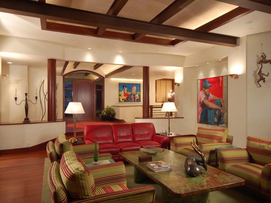 View of living room and foyer of the home. View of living room and foyer of the home.