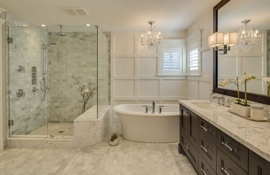 46 Bathrooms With Separate Showers and Tubs