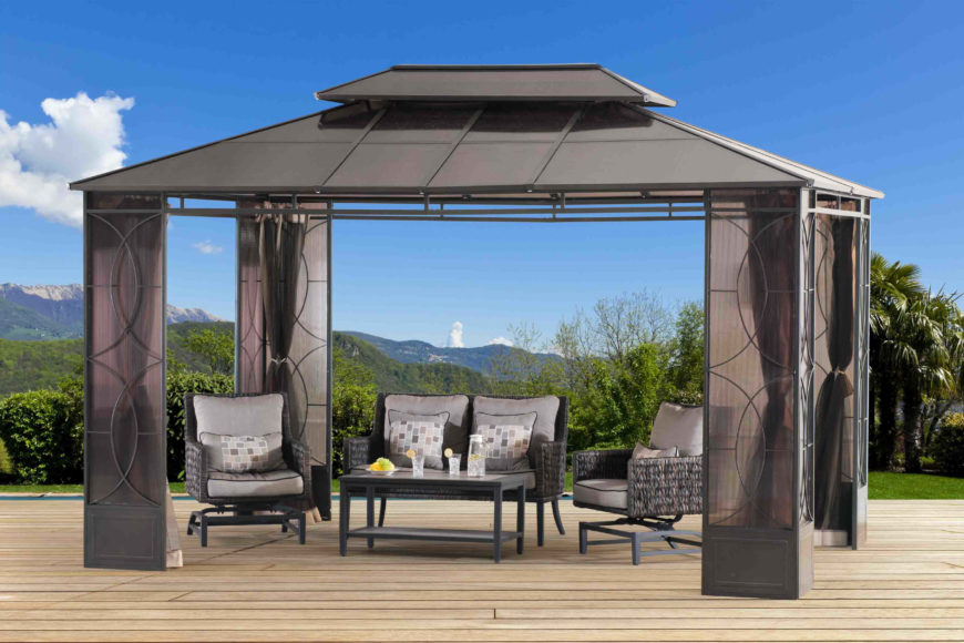 34 Metal Gazebo Ideas To Enhance Your Yard And Garden With Style